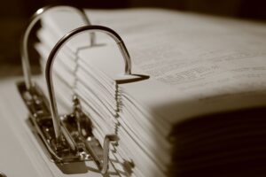 A file of documents